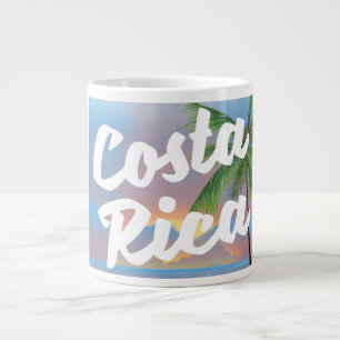 Costa Rica strand reseskylt Jumbo Mugg
