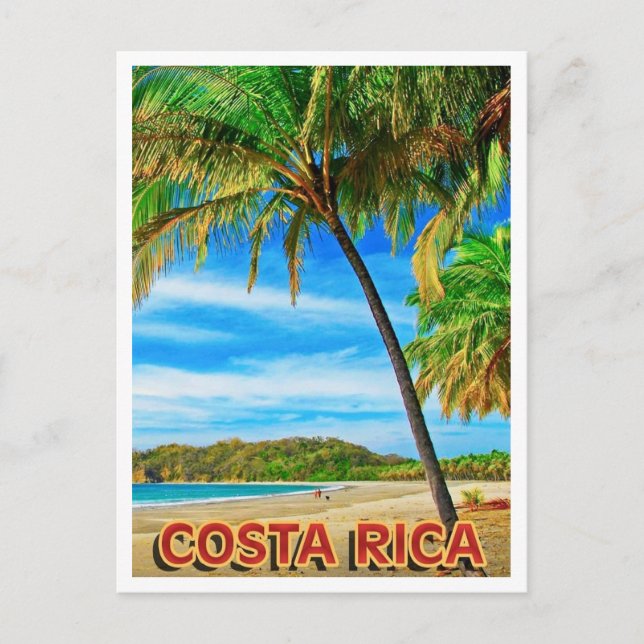 Costa Rica strand vykort (Framsida)
