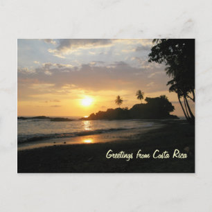 Costa Rica Sunset Vykort