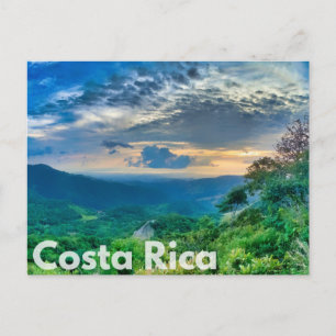 Costa Rica Sunset-vykort Vykort