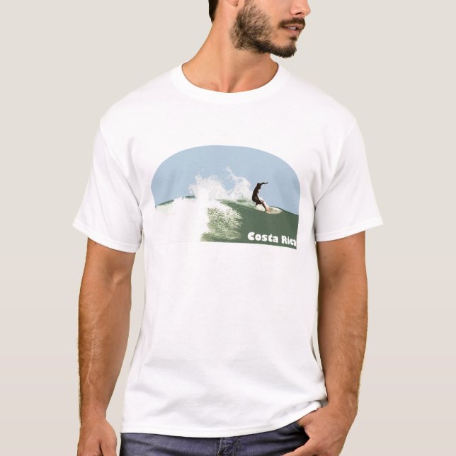Costa Rica surfa T-shirt (Framsida)