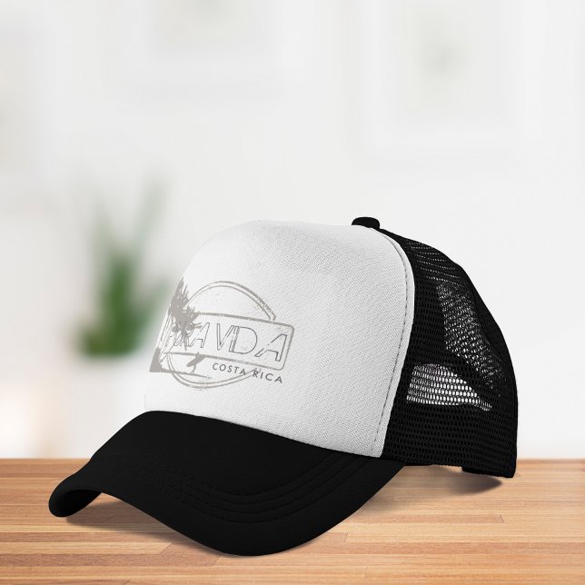 Costa Rica Surfer Beach Pura Vida Keps (Costa Rica Surfer Beach Pura Vida Trucker Hat)