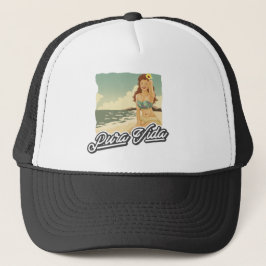 Costa Rica Surfers Pura Vida Benice Woman Keps