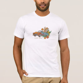 Costa Rica Surfing Hotrod Surfers Tee