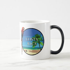 Costa Rica - Svartvit 11 oz Morphing Mugg