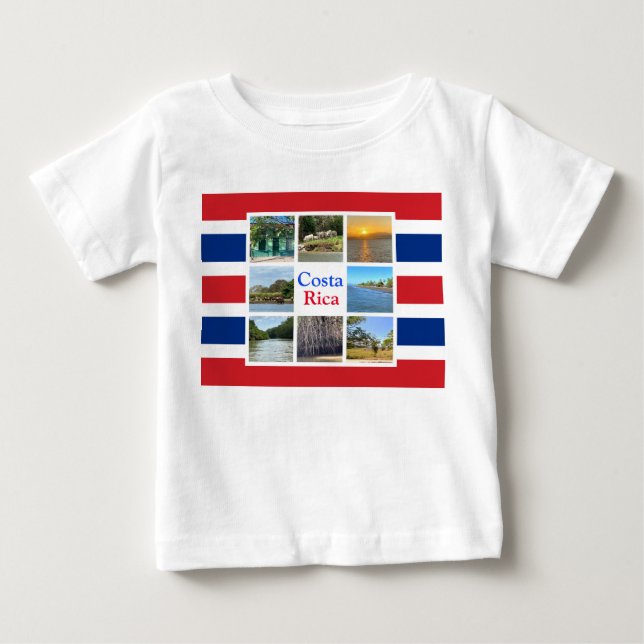 Costa Rica T Shirt (Framsida)
