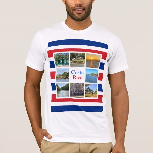 Costa Rica T Shirt (Framsida)