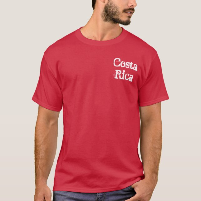 Costa Rica T-tröja T-shirt (Framsida)