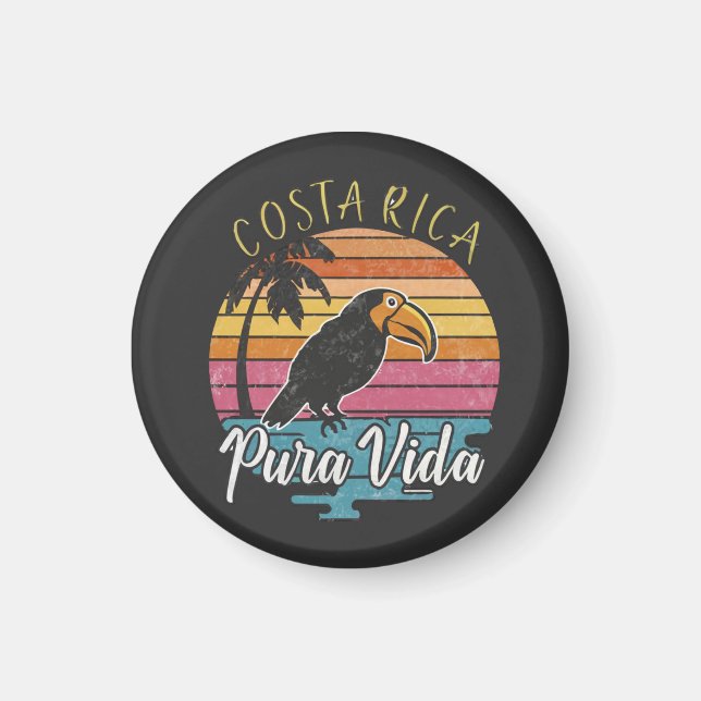 Costa Rica Toucans, Pura Vida Magnet (Framsidan)