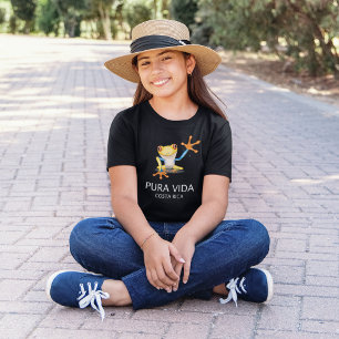 Costa Rica Träd Frog Pura Vida Souvenir T Shirt
