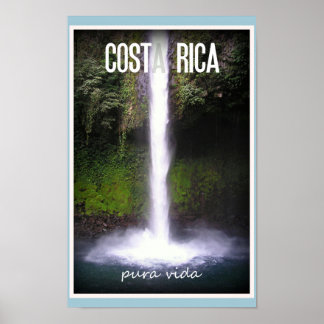 Costa Rica Travel Poster