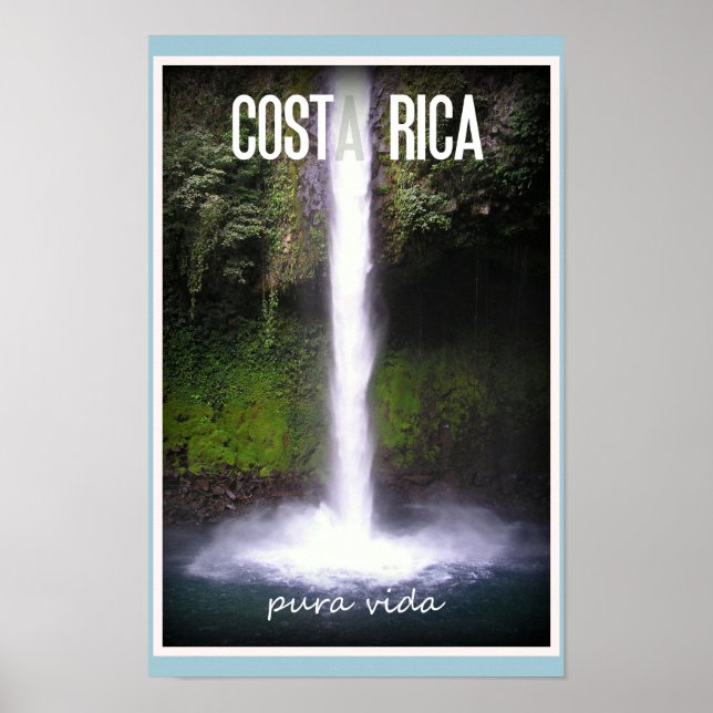 Costa Rica Travel Poster (Framsidan)