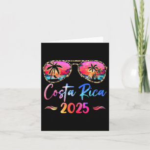 Costa Rica Vacation 2025 Matching Group Family Sum Kort