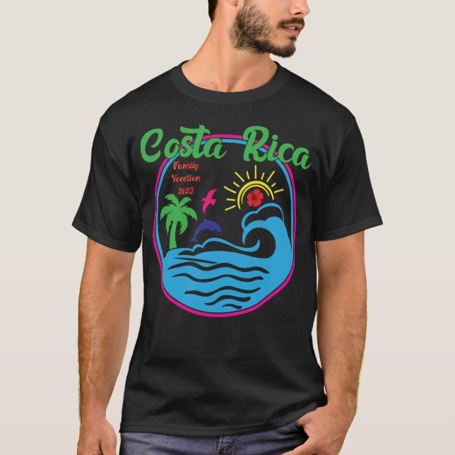 Costa Rica Vacation Family Vacation 2023 Costa T Shirt (Framsida)