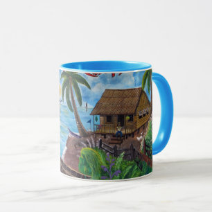 Costa Rica väggmålning Mugg