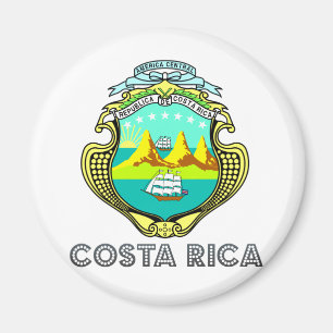 Costa Rica vapensköld Magnet