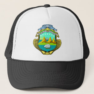 Costa Rica vapensköld Truckerkeps
