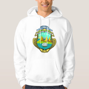 Costa Rica vapensköldCR Sweatshirt Med Luva