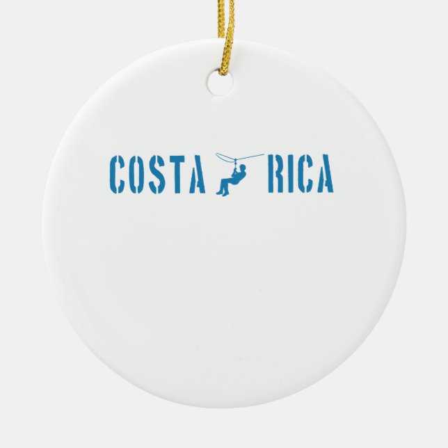 Costa Rica vinandefodrar Julgransprydnad Keramik (Framsidan)