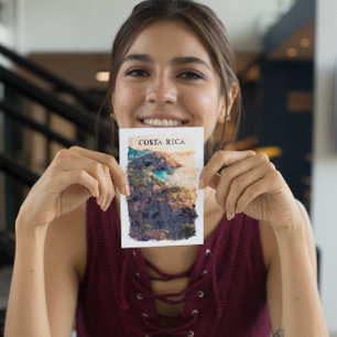 Costa Rica Vintage resor liggande Vykort