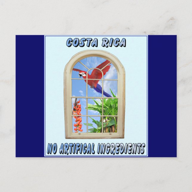 Costa Rica Vykort (Framsida)