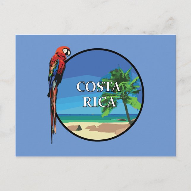 Costa Rica - vykort (Framsida)