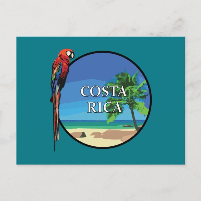 Costa Rica - vykort (Framsida)