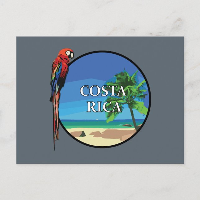Costa Rica - vykort (Framsida)