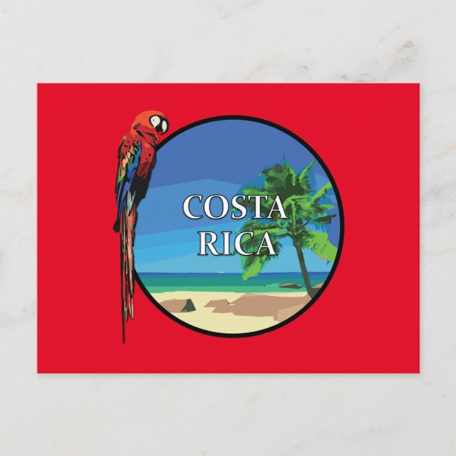 Costa Rica - vykort (Framsida)