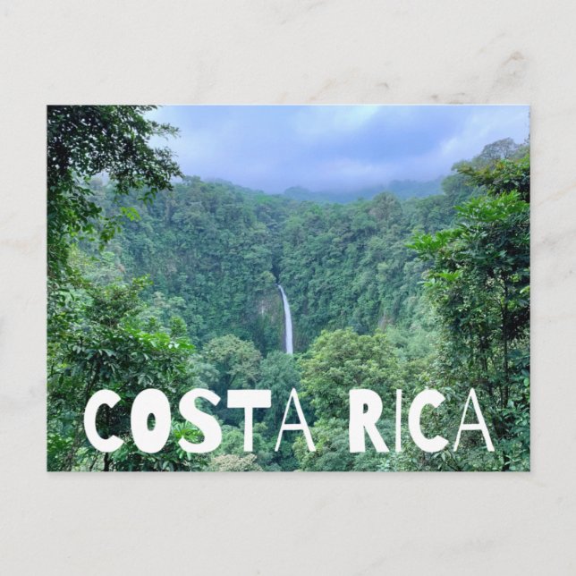Costa Rica, vykort för överblick över foton (Framsida)