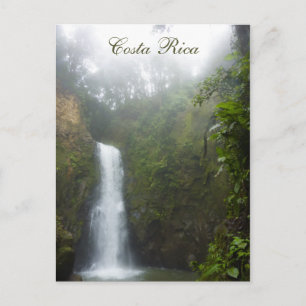 Costa Rica Waterfall vykort