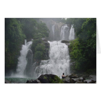 Costa Rica Waterfalls Hälsningskort