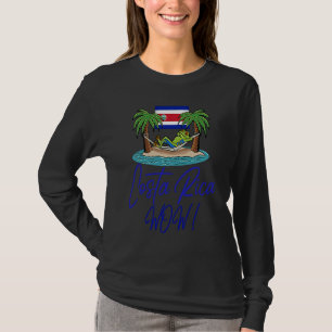 Costa Rica Wow Costaricansk flagg T Shirt
