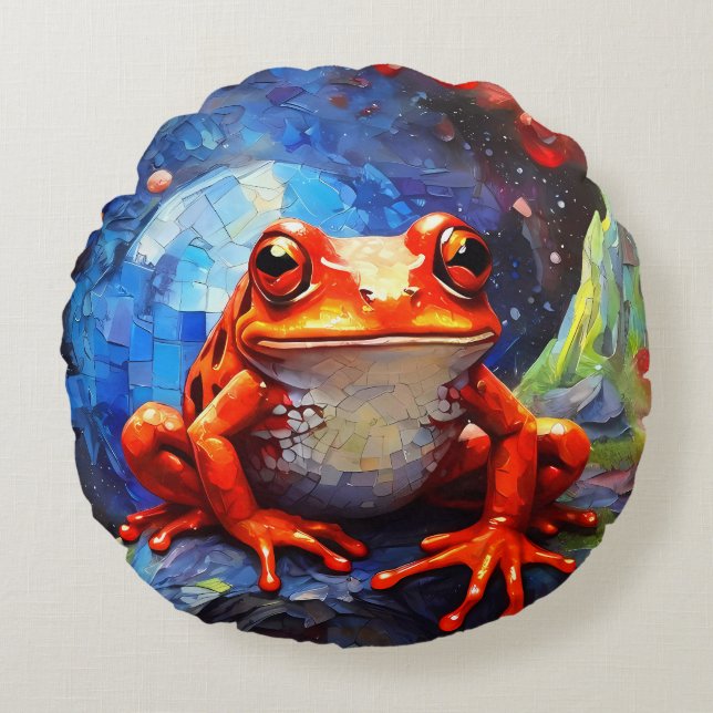 Costa Rican Dart Frog Dekorativ kudde cushions (Framsidan)