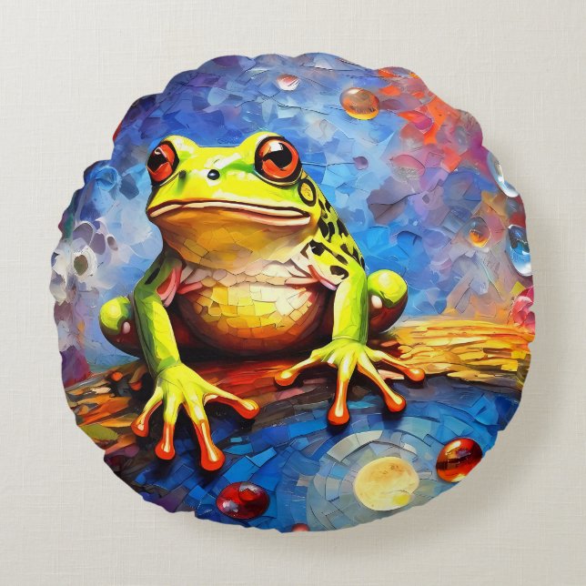 Costa Rican Dart Frog Dekorativ kudde cushions (Framsidan)