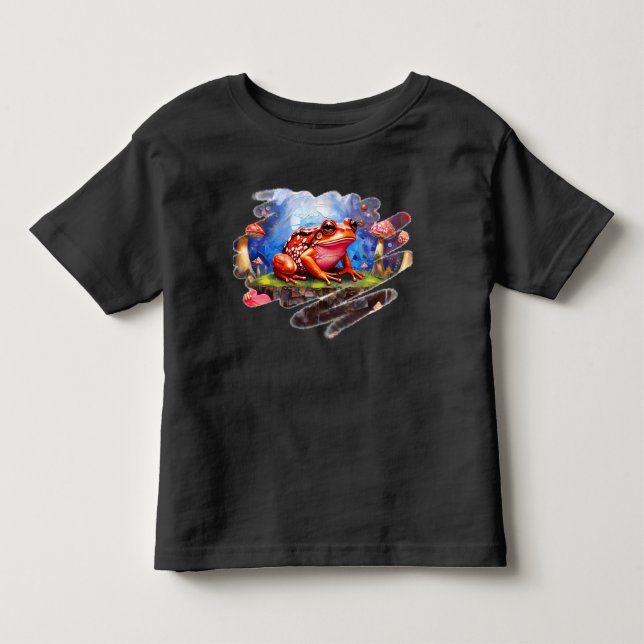Costa Rican Dart Frog T Shirt (Framsida)
