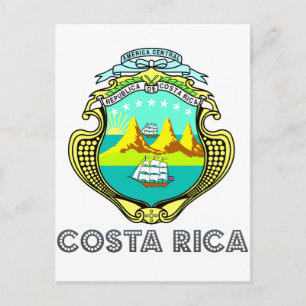 Costa Rican Emblem Vykort
