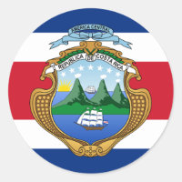 Costa Rican Flagga & Jacka av Arm, Costa Rica Flag