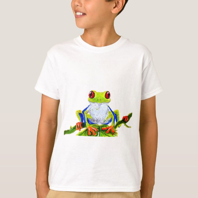 Costa Rican Frog T Shirt (Framsida)