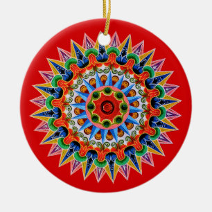 Costa Rican Oxcartjul Ornament