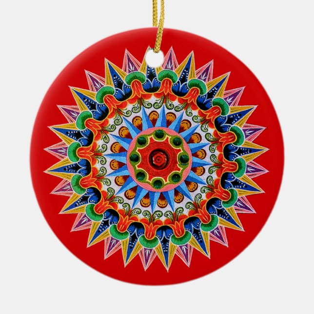 Costa Rican Oxcartjul Ornament (Framsidan)
