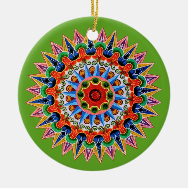Costa Rican Oxcartjul Ornament (Framsidan)