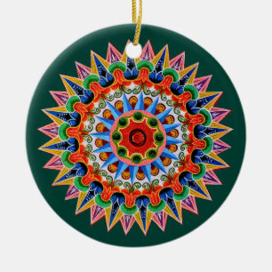 Costa Rican Oxcartjul Ornament
