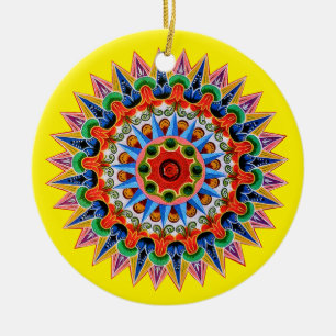 Costa Rican Oxcartjul Ornament