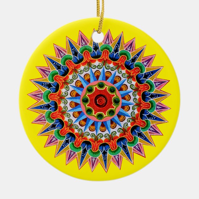 Costa Rican Oxcartjul Ornament (Framsidan)