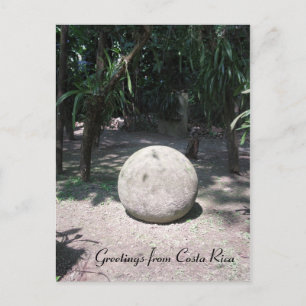Costa Rican Stone Sphere Vykort