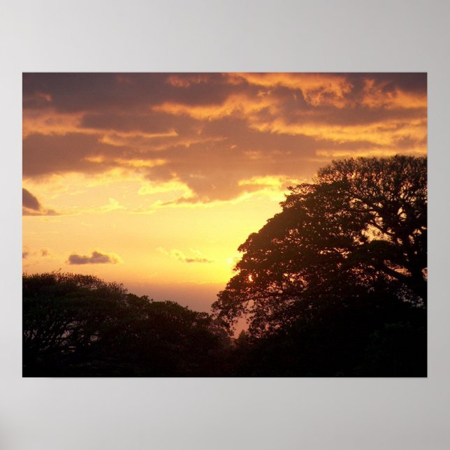 Costa Rican Sunset II Poster (Framsidan)