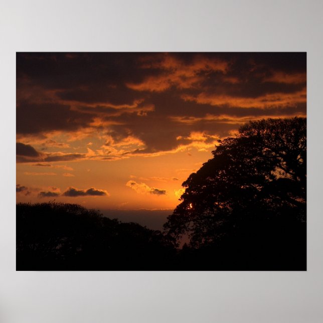 Costa Rican Sunset III Poster (Framsidan)