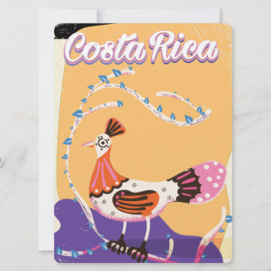 Costa Rican vintage resor Inbjudningar