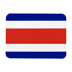 Costa Ricas civila flagga Magnet